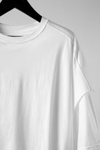 画像をギャラリービューアに読み込む, A.F ARTEFACT &quot;NO FACE&quot; LAYERED OVER SIZE TOPS (WHITE)