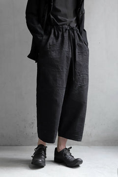 Load image into Gallery viewer, forme d&#39;expression Fisherman Pants (Black)