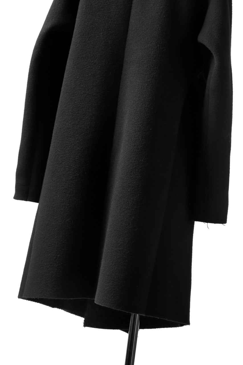 画像をギャラリービューアに読み込む, forme d&#39;expression exclusive Hooded Robe Coat (Black)