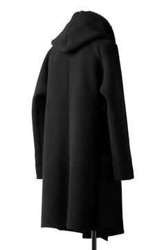 画像をギャラリービューアに読み込む, forme d&#39;expression exclusive Hooded Robe Coat (Black)