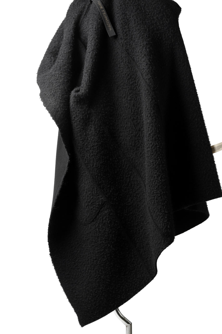 forme d'expression exclusive Hooded Robe Coat (Black)