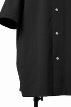 画像をギャラリービューアに読み込む, A.F ARTEFACT HALF SLEEVE BD SHIRT / STRETCH NYLON (BLACK)