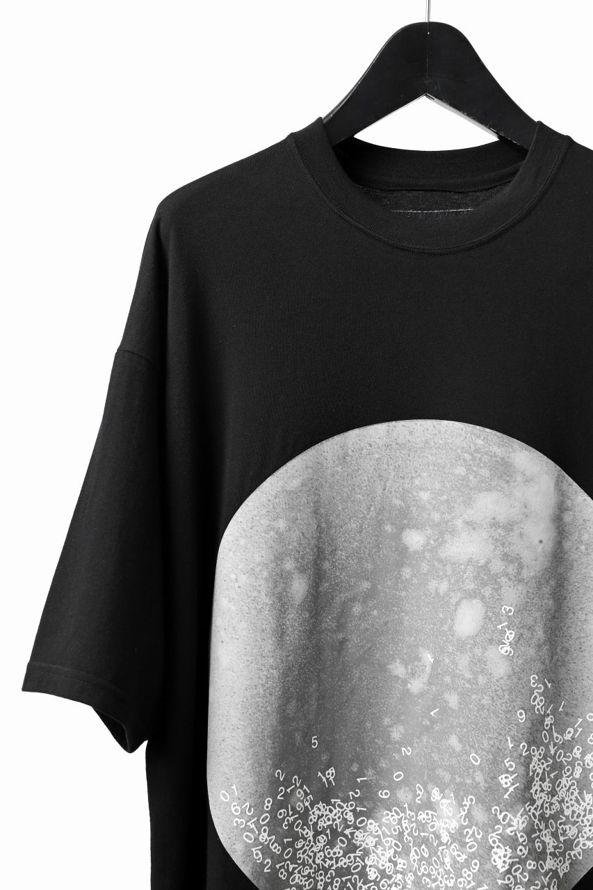 A.F ARTEFACT OVER SIZE TEE / ABSTRACT PRINT Ver. (BLACK)