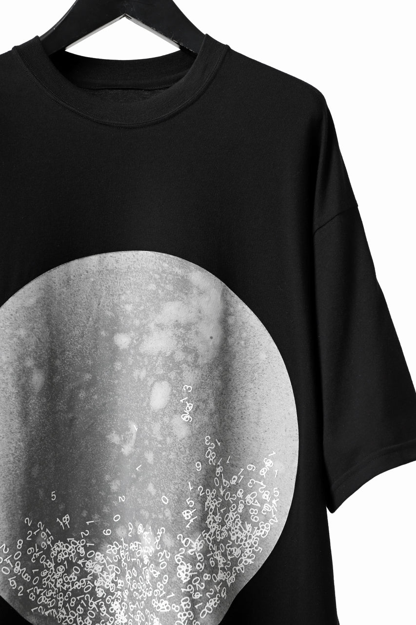 A.F ARTEFACT OVER SIZE TEE / ABSTRACT PRINT Ver. (BLACK)