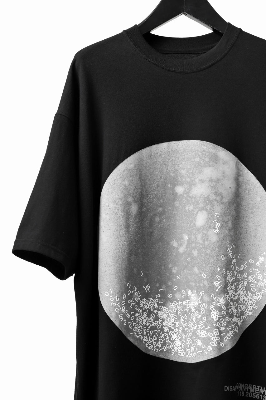 A.F ARTEFACT OVER SIZE TEE / ABSTRACT PRINT Ver. (BLACK)