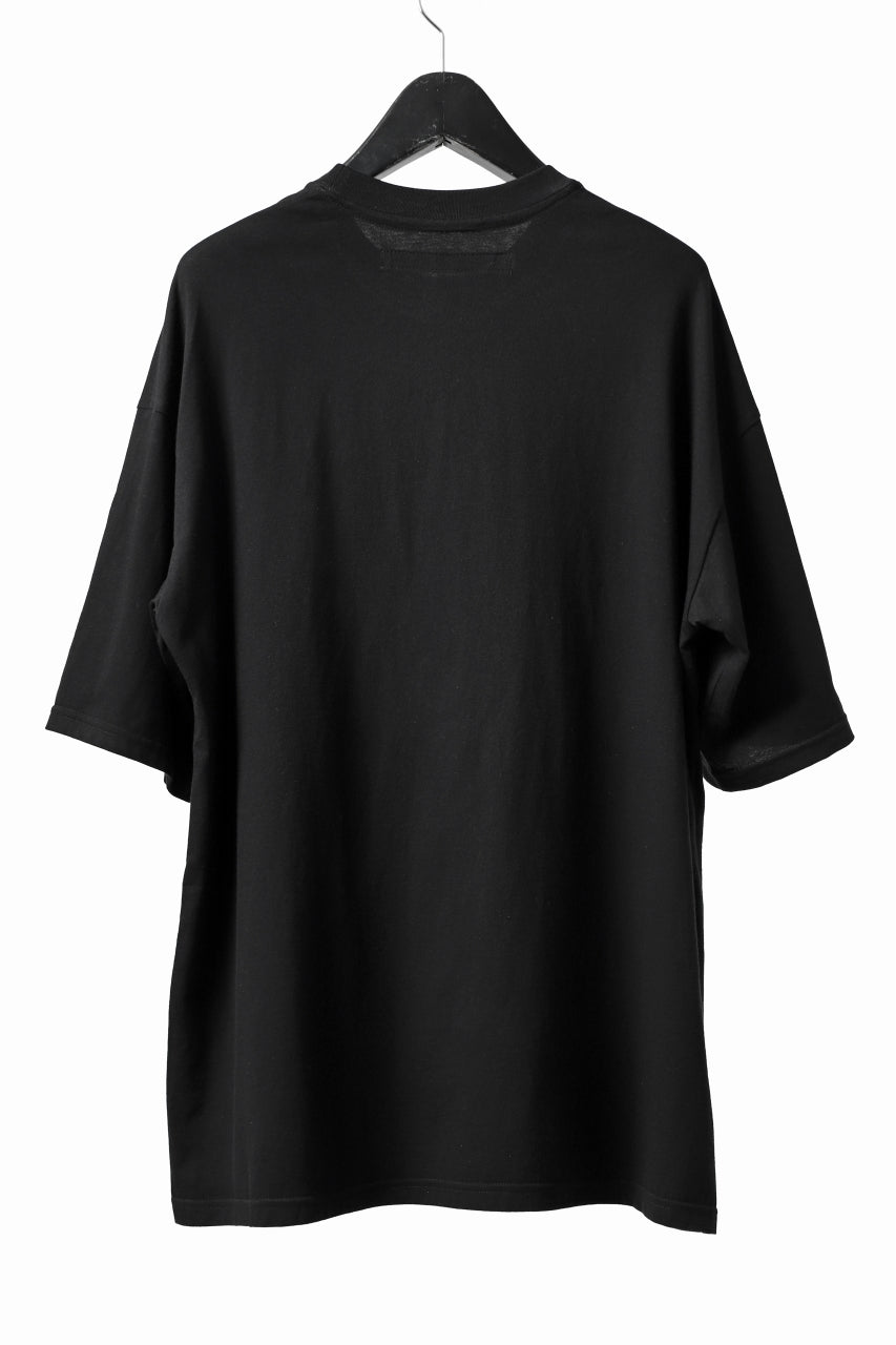 A.F ARTEFACT OVER SIZE TEE / ABSTRACT PRINT Ver. (BLACK)