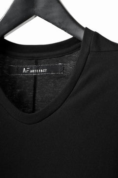Load image into Gallery viewer, A.F ARTEFACT CREW NECK TEE / ABSTRACT PRINT Ver. (BLACK)
