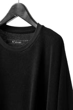 画像をギャラリービューアに読み込む, A.F ARTEFACT x LOOM exclusive &quot;dolman&quot; LOOSEY TOPS / IZMIR PILE JERSEY (BLACK)