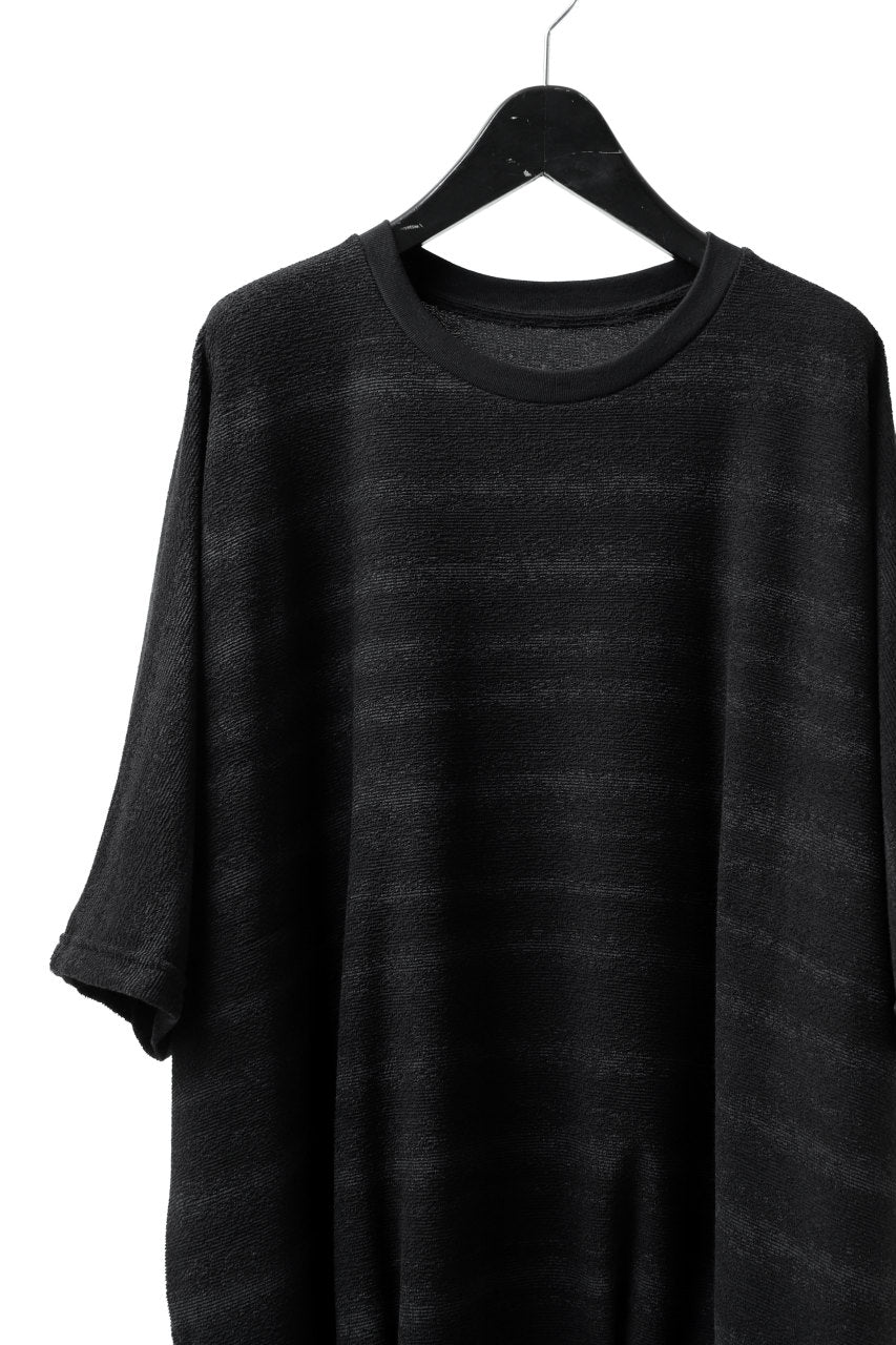 画像をギャラリービューアに読み込む, A.F ARTEFACT x LOOM exclusive &quot;dolman&quot; LOOSEY TOPS / 3D-PILE JQ BORDER (D.GREY)