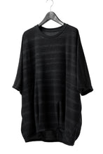 画像をギャラリービューアに読み込む, A.F ARTEFACT x LOOM exclusive &quot;dolman&quot; LOOSEY TOPS / 3D-PILE JQ BORDER (D.GREY)