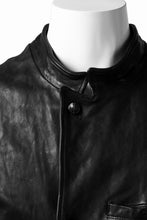 画像をギャラリービューアに読み込む, incarnation HORSE LEATHER 5-BUTTON FRONT JACKET / OBJECT DYED (BLACK)