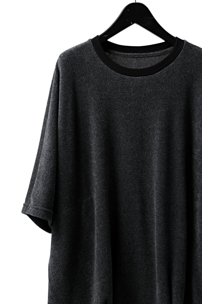 A.F ARTEFACT x LOOM exclusive "dolman" LOOSEY TOPS / IZMIR PILE JERSEY (GREY)