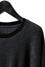 Load image into Gallery viewer, A.F ARTEFACT x LOOM exclusive &quot;dolman&quot; LOOSEY TOPS / IZMIR PILE JERSEY (GREY)