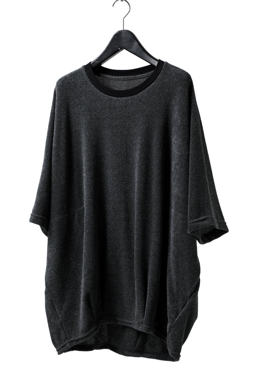 A.F ARTEFACT x LOOM exclusive "dolman" LOOSEY TOPS / IZMIR PILE JERSEY (GREY)