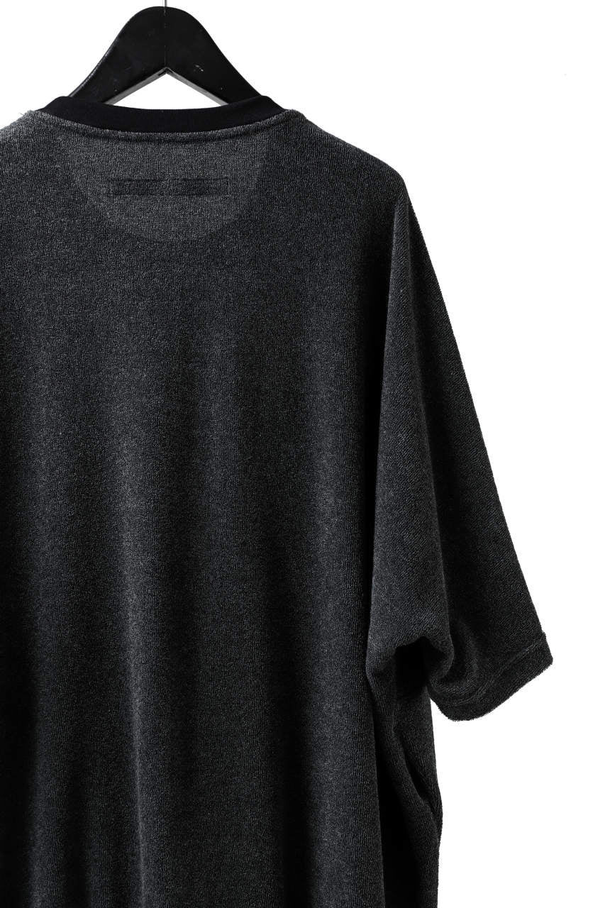 A.F ARTEFACT x LOOM exclusive "dolman" LOOSEY TOPS / IZMIR PILE JERSEY (GREY)