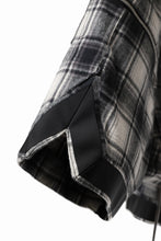 画像をギャラリービューアに読み込む, A.F ARTEFACT CHECK SAROUEL SHORT PANTS / COTTON FLANNEL (BLACK x WHITE)