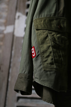 画像をギャラリービューアに読み込む, CHANGES VINTAGE REMAKE MILITARY HOODIE SHIRT-PARKA (KHAKI #C)