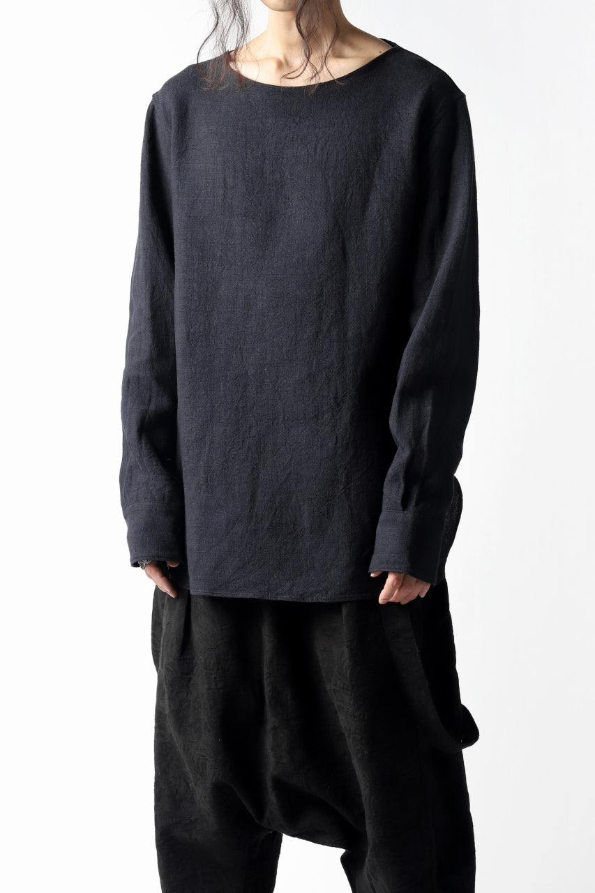 sus-sous shirt pullover / L100 plain (NAVY)
