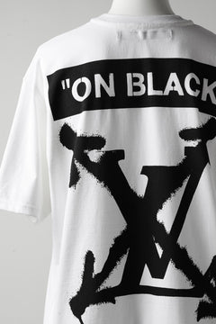 画像をギャラリービューアに読み込む, A.F ARTEFACT x buggy exclusive &quot;ON BLACK&quot; T-SHIRT (WHITE x RED)