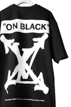 画像をギャラリービューアに読み込む, A.F ARTEFACT x buggy exclusive &quot;ON BLACK&quot; T-SHIRT (BLACK x ORANGE)