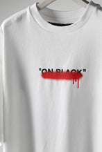 画像をギャラリービューアに読み込む, A.F ARTEFACT x buggy exclusive &quot;ON BLACK&quot; T-SHIRT (WHITE x RED)