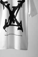 画像をギャラリービューアに読み込む, A.F ARTEFACT x buggy exclusive &quot;ON BLACK&quot; T-SHIRT (WHITE x RED)