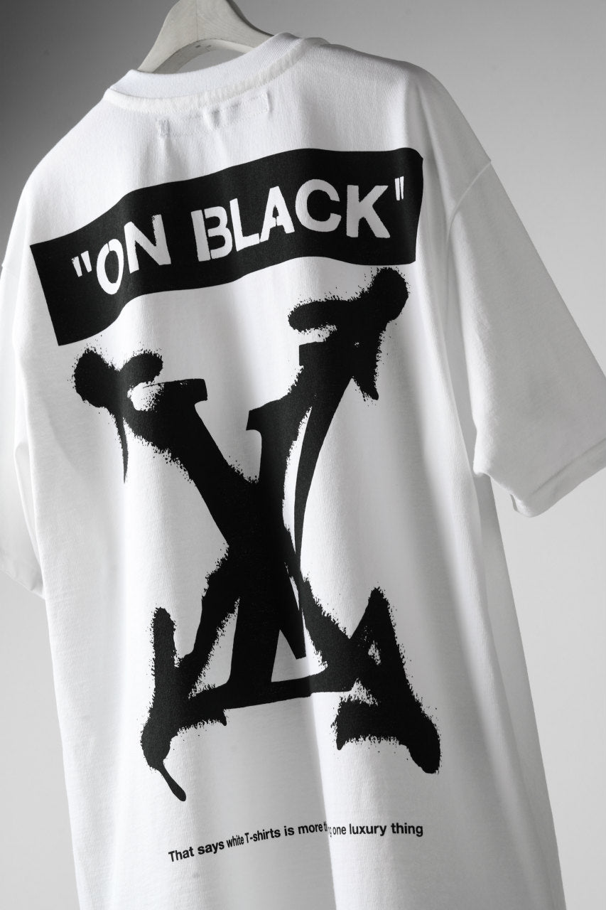 画像をギャラリービューアに読み込む, A.F ARTEFACT x buggy exclusive &quot;ON BLACK&quot; T-SHIRT (WHITE x RED)