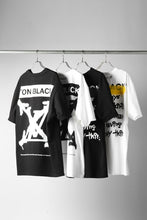 画像をギャラリービューアに読み込む, A.F ARTEFACT x buggy exclusive &quot;ON BLACK&quot; T-SHIRT (WHITE x RED)