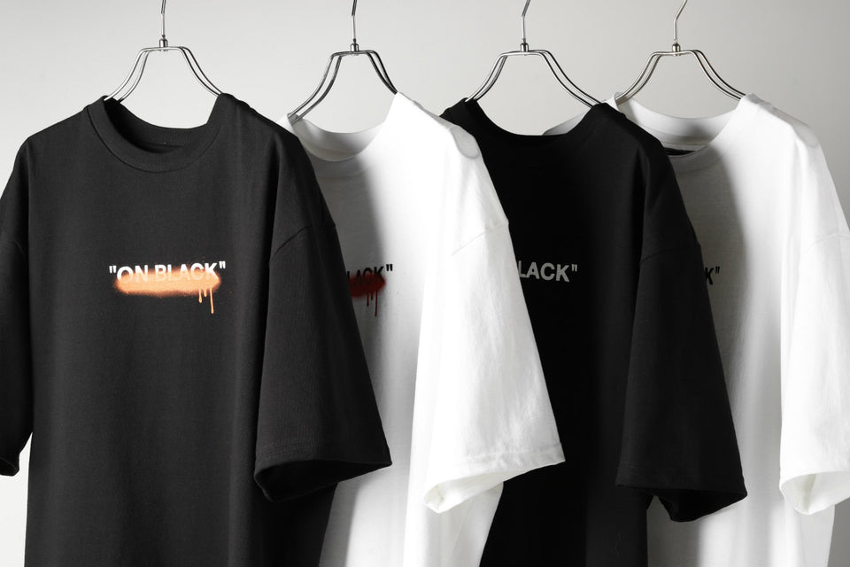 画像をギャラリービューアに読み込む, A.F ARTEFACT x buggy exclusive &quot;ON BLACK&quot; T-SHIRT (WHITE x RED)