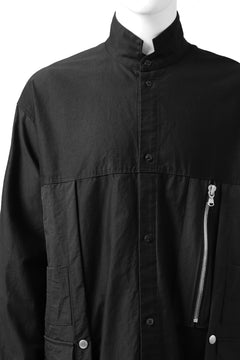 画像をギャラリービューアに読み込む, A.F ARTEFACT &quot;TACTIC&quot; COMBINED SHIRT COAT (BLACK)