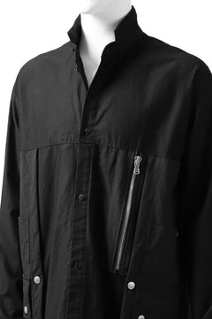 画像をギャラリービューアに読み込む, A.F ARTEFACT &quot;TACTIC&quot; COMBINED SHIRT COAT (BLACK)