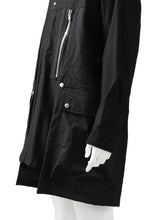 画像をギャラリービューアに読み込む, A.F ARTEFACT &quot;TACTIC&quot; COMBINED SHIRT COAT (BLACK)