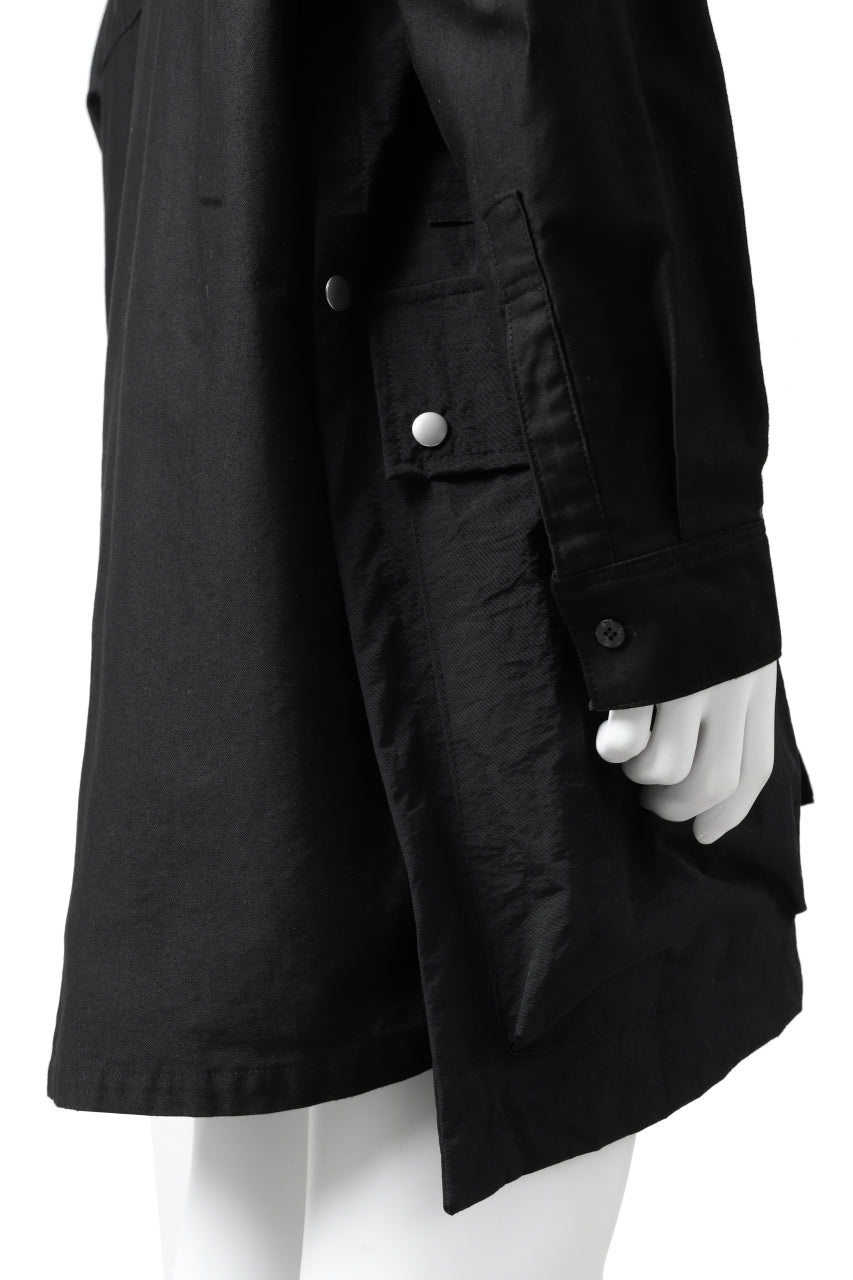 A.F ARTEFACT "TACTIC" COMBINED SHIRT COAT (BLACK)