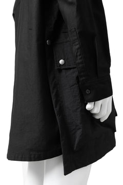 画像をギャラリービューアに読み込む, A.F ARTEFACT &quot;TACTIC&quot; COMBINED SHIRT COAT (BLACK)