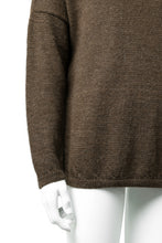 画像をギャラリービューアに読み込む, CAPERTICA ALPACA AIR KNIT SWEATER / BABY ALPACA FINEWOOL (CAMEL)