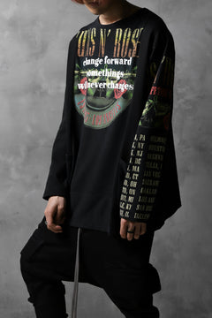 画像をギャラリービューアに読み込む, CHANGES VINTAGE REMAKE BOAT-NECK BAND L/S TEE (BLACK #B)