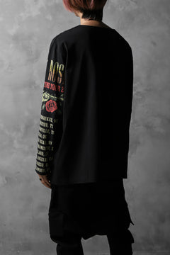 画像をギャラリービューアに読み込む, CHANGES VINTAGE REMAKE BOAT-NECK BAND L/S TEE (BLACK #B)