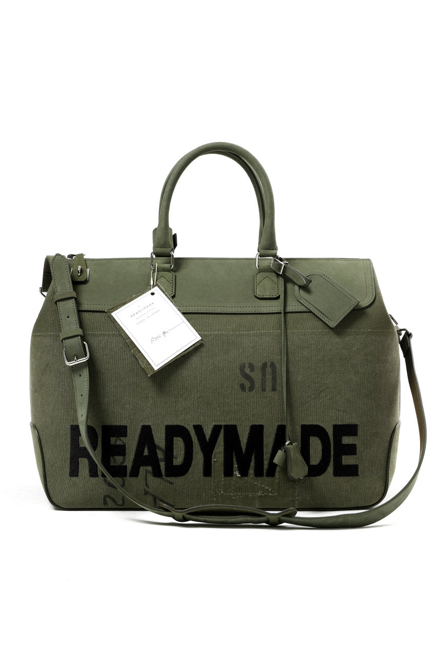 画像をギャラリービューアに読み込む, READYMADE GYM BAG LARGE (KHAKI #A)