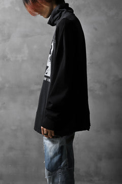 画像をギャラリービューアに読み込む, CHANGES VINTAGE REMAKE TURTLE-NECK BAND L/S TEE (BLACK #A)