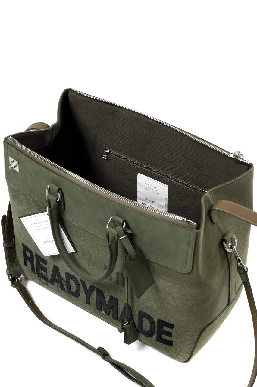 画像をギャラリービューアに読み込む, READYMADE GYM BAG LARGE (KHAKI #A)