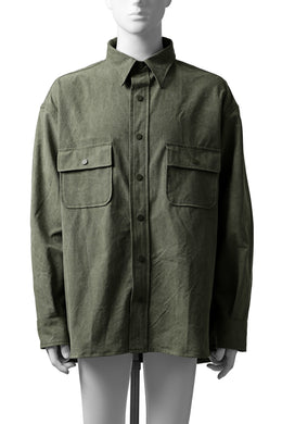 READYMADE OVERSIZE SHIRT (KHAKI GREEN #B)