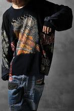 画像をギャラリービューアに読み込む, CHANGES VINTAGE REMAKE MULTI PANEL BAND L/S TEE (BLACK #A)