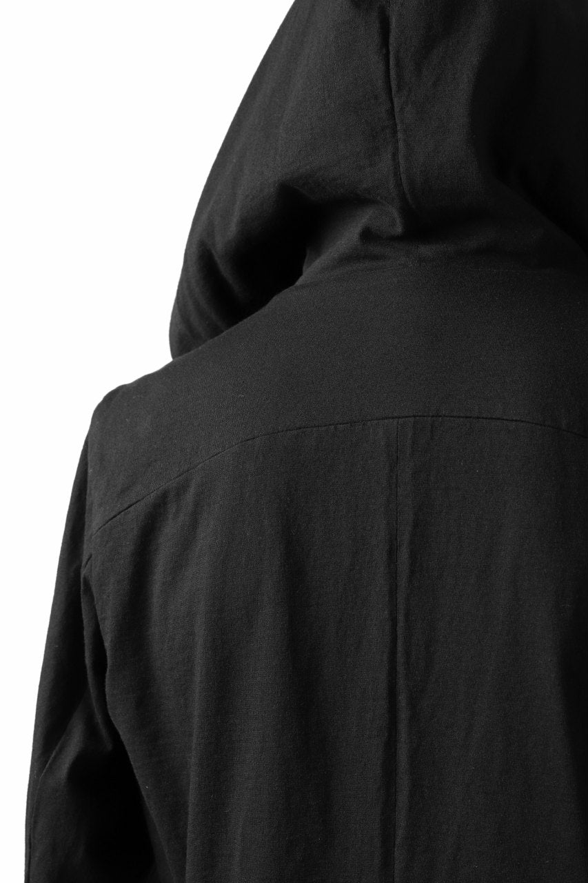 forme d'expression Hooded Biker Jacket (Black)