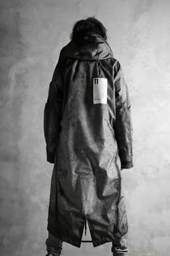 画像をギャラリービューアに読み込む, 11 BY BORIS BIDJAN SABERI PADDED MODS COAT &quot;J20-F-1317&quot; (DIRTY GREY)