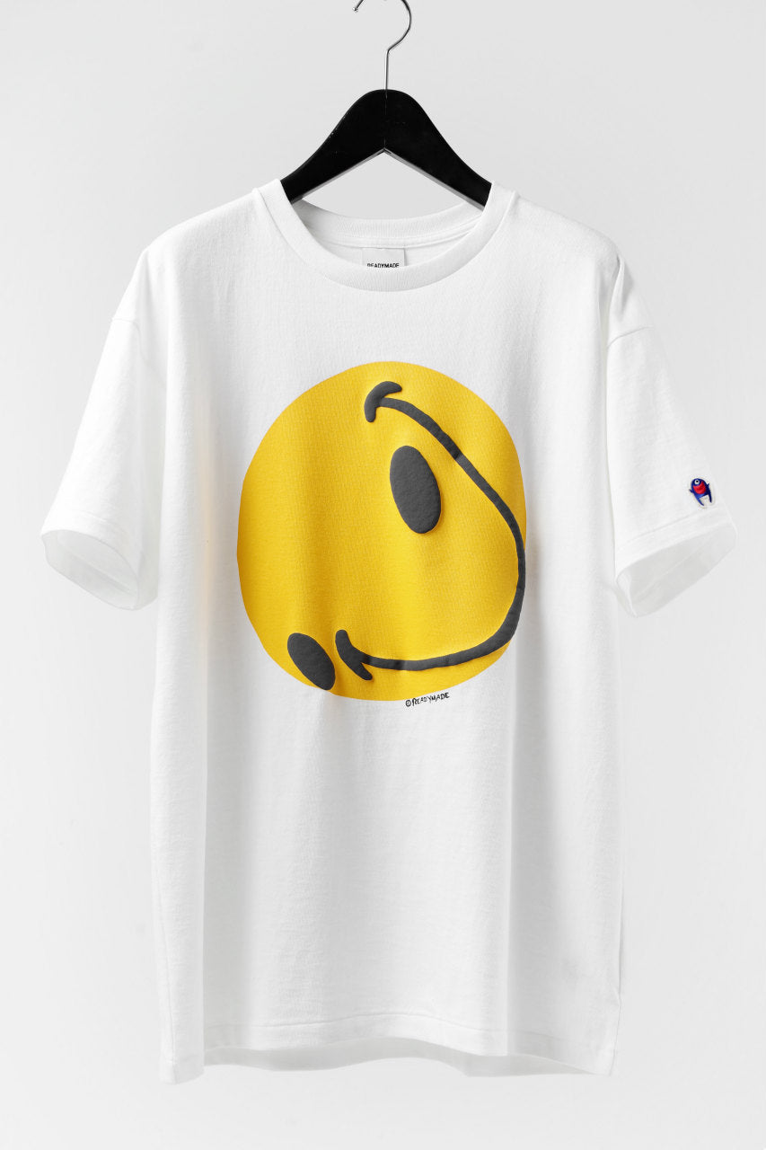 画像をギャラリービューアに読み込む, READYMADE COLLAPSED FACE TEE (WHITE)