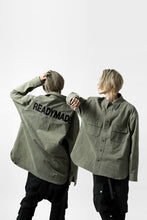 Load image into Gallery viewer, READYMADE OVERSIZE SHIRT (KHAKI GREEN #A)