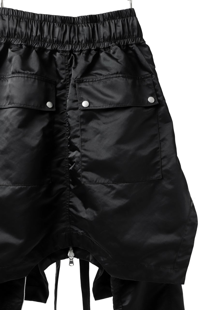 A.F ARTEFACT "Trunk-Show" COVERT LAYERED PANTS / LUXURY NYLON (BLACK)