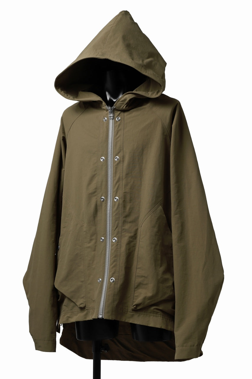 A.F ARTEFACT OVER SIZED HOODIE BLOUSON (BEIGE)