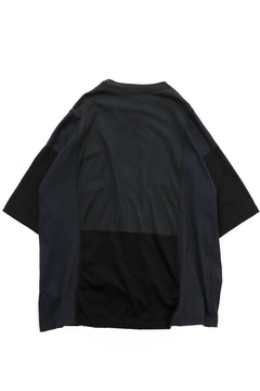 Load image into Gallery viewer, CHANGES  RE;BUILD oversized docking pocket cut&amp;sewn / used+new jersey (BLACK #D)