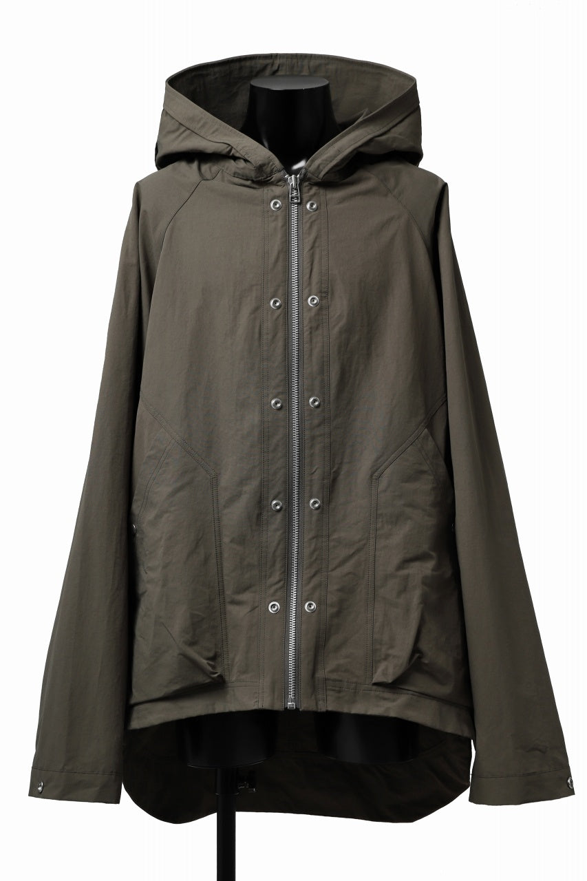 A.F ARTEFACT OVER SIZED HOODIE BLOUSON (KHAKI)